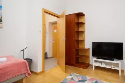 Telewizja i/lub zestaw kina domowego w obiekcie Apartments Warsaw Warecka by Noclegi Renters