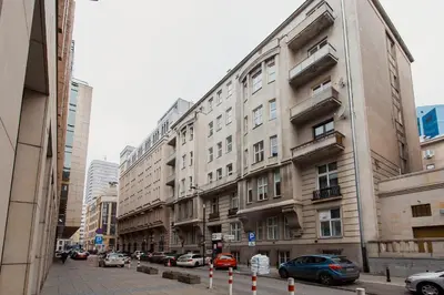 Budynek, w którym mieści się apartament