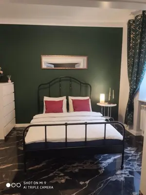 Łóżko lub łóżka w pokoju w obiekcie Apartament Nina
