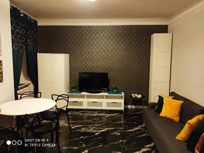 Telewizja i/lub zestaw kina domowego w obiekcie Apartament Nina