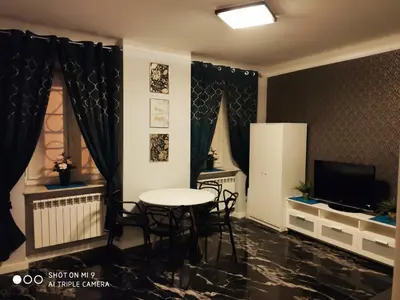 Telewizja i/lub zestaw kina domowego w obiekcie Apartament Nina