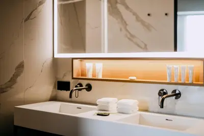 Łazienka w obiekcie Nobu Hotel Warsaw