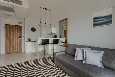Kuchnia lub aneks kuchenny w obiekcie Apartamenty Prymasa Residence
