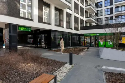 Budynek, w którym mieści się apartament