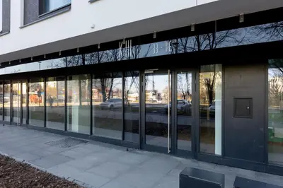 Budynek, w którym mieści się apartament