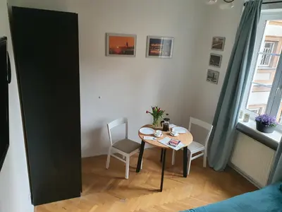 Część wypoczynkowa w obiekcie RentOnline Kościelna Apartment Old Town