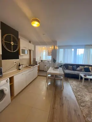 Kuchnia lub aneks kuchenny w obiekcie Vicky - New Apartment Centrum Srodmiescie