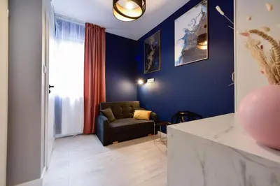 Część wypoczynkowa w obiekcie Candy Apartments Warszawa