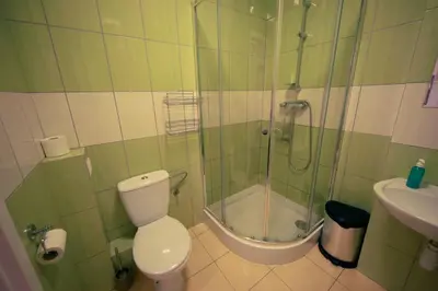 Łazienka w obiekcie eMKa Hostel