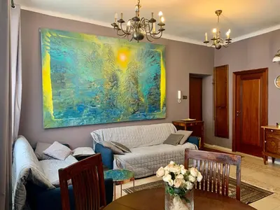 Część wypoczynkowa w obiekcie Beautiful and charming apartment in the heart of the Old Town