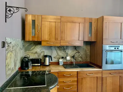Kuchnia lub aneks kuchenny w obiekcie Beautiful and charming apartment in the heart of the Old Town