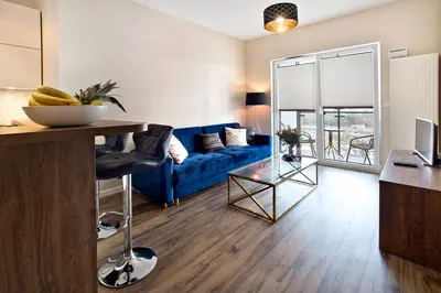 Część wypoczynkowa w obiekcie Prymasa Tysiaclecia - P&O Serviced Apartments