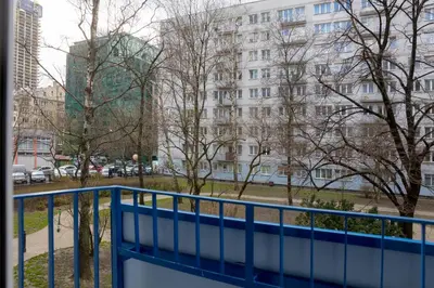 Budynek, w którym mieści się apartament