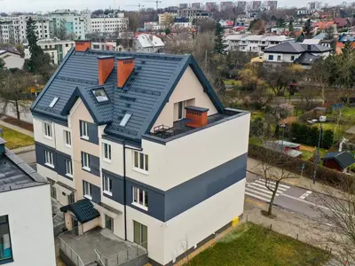 Budynek, w którym mieści się aparthotel