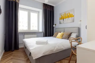 Łóżko lub łóżka w pokoju w obiekcie Metro Politechnika Cosy Apartment by BookingHost