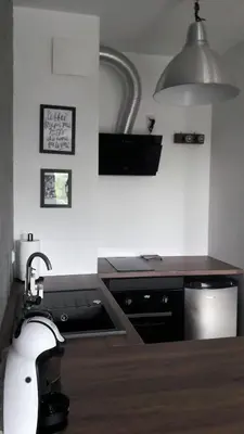 Kuchnia lub aneks kuchenny w obiekcie Silver Apartment in Wilanów