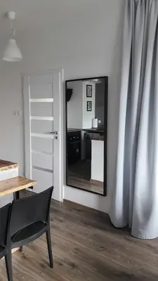 Kuchnia lub aneks kuchenny w obiekcie Silver Apartment in Wilanów