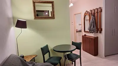 Część wypoczynkowa w obiekcie Green Wilanów Apartment with free parking