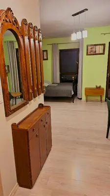 Telewizja i/lub zestaw kina domowego w obiekcie Green Wilanów Apartment with free parking