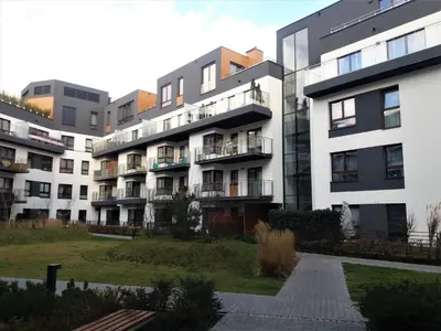 Budynek, w którym mieści się apartament