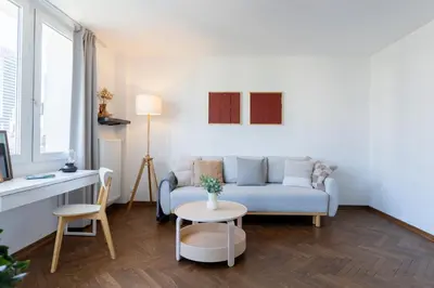 Część wypoczynkowa w obiekcie Warsaw Concierge City center view