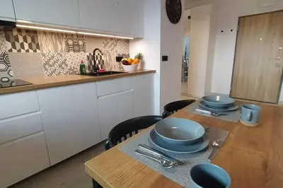 Kuchnia lub aneks kuchenny w obiekcie Modern Home Moldawska