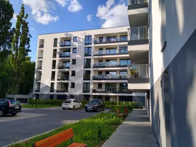 Budynek, w którym mieści się apartament