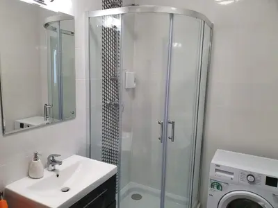 Łazienka w obiekcie Apartament na Lazurowej