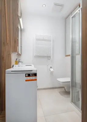 Łazienka w obiekcie RentPlanet - Apartamenty Wolska