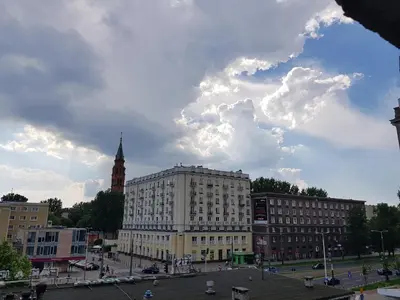 Widok na miasto Warszawa z tej kwatery prywatnej