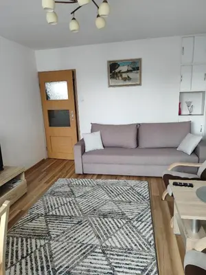 Część wypoczynkowa w obiekcie Apartament Praski 5 minut od metra i starego miasta spacerem do zoo i Konesera