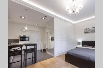 Kuchnia lub aneks kuchenny w obiekcie Apartamenty-MI Crystal