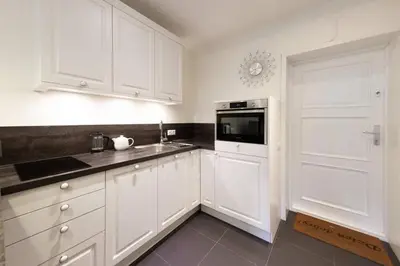 Kuchnia lub aneks kuchenny w obiekcie Apartamenty-MI Crystal