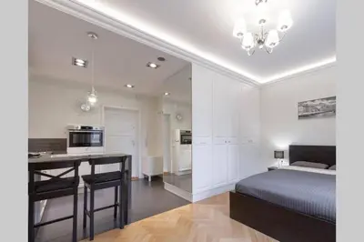 Kuchnia lub aneks kuchenny w obiekcie Apartamenty-MI Crystal