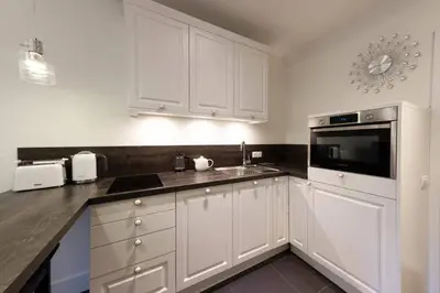Kuchnia lub aneks kuchenny w obiekcie Apartamenty-MI Crystal