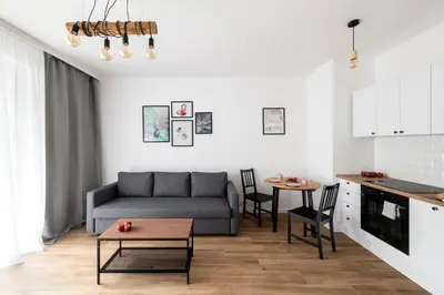 Kuchnia lub aneks kuchenny w obiekcie Warsaw - Aparts Włochy