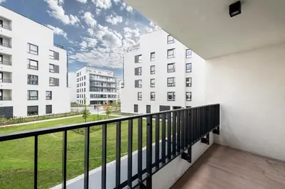 Balkon lub taras w obiekcie Warsaw - Aparts Włochy