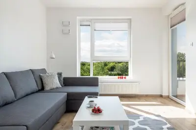 Część wypoczynkowa w obiekcie Warsaw - Aparts Włochy