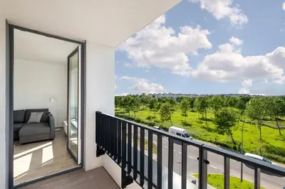 Balkon lub taras w obiekcie Warsaw - Aparts Włochy