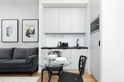 Część wypoczynkowa w obiekcie Apartments Browary Warszawskie by Noclegi Renters
