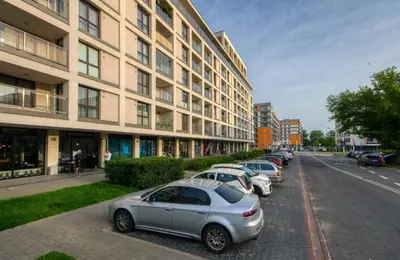 Budynek, w którym mieści się apartament
