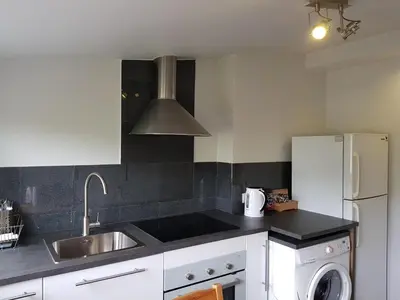 Kuchnia lub aneks kuchenny w obiekcie Apartament Nowy Świat