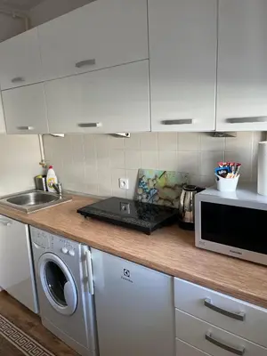 Kuchnia lub aneks kuchenny w obiekcie Apartament w Centrum Warszawy I