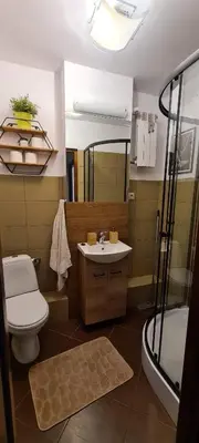Łazienka w obiekcie Apartament w Centrum Warszawy I