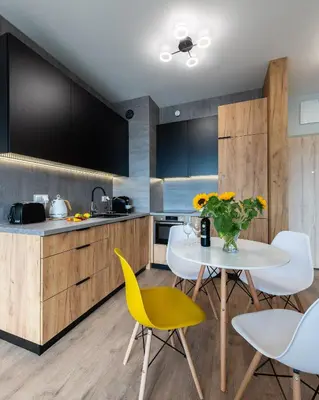 Kuchnia lub aneks kuchenny w obiekcie MODUO Serviced Apartments