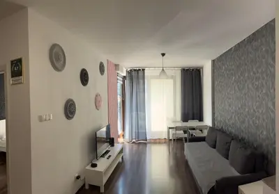 Część wypoczynkowa w obiekcie Apartamenty Warszawskie delux Siedmiogrodzka