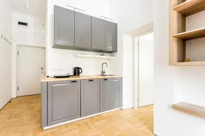 Kuchnia lub aneks kuchenny w obiekcie P&O Serviced Apartments Warecka Street