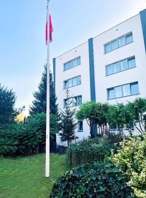 Ogród w obiekcie CKS Warszawa (Centrum Konferencyjno-Szkoleniowe CS Natura Tour)