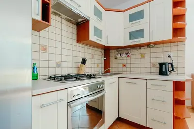 Kuchnia lub aneks kuchenny w obiekcie ShortStayPoland Św. Wincentego (B7)