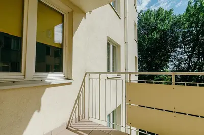 Balkon lub taras w obiekcie ShortStayPoland Św. Wincentego (B7)